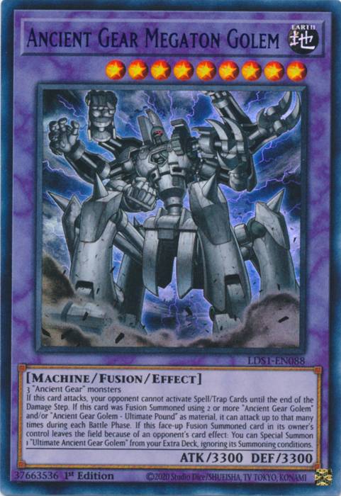 Ancient Gear Megaton Golem (Purple) [LDS1-EN088] Ultra Rare | Devastation Store