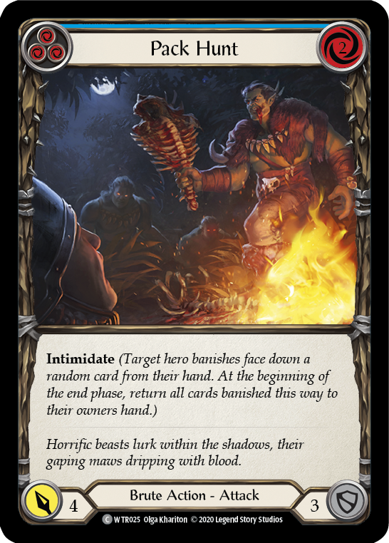 Pack Hunt (Blue) [WTR025] Unlimited Edition Rainbow Foil - Devastation Store | Devastation Store