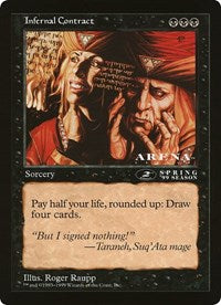Infernal Contract (Oversized) [Oversize Cards] | Devastation Store