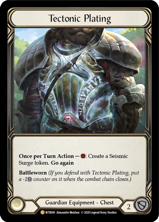 Tectonic Plating [WTR041] Unlimited Edition Rainbow Foil - Devastation Store | Devastation Store