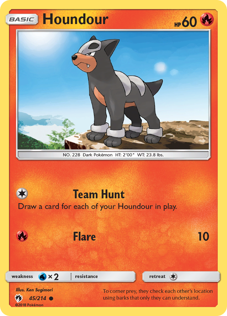 Houndour (45/214) [Sun & Moon: Lost Thunder] | Devastation Store