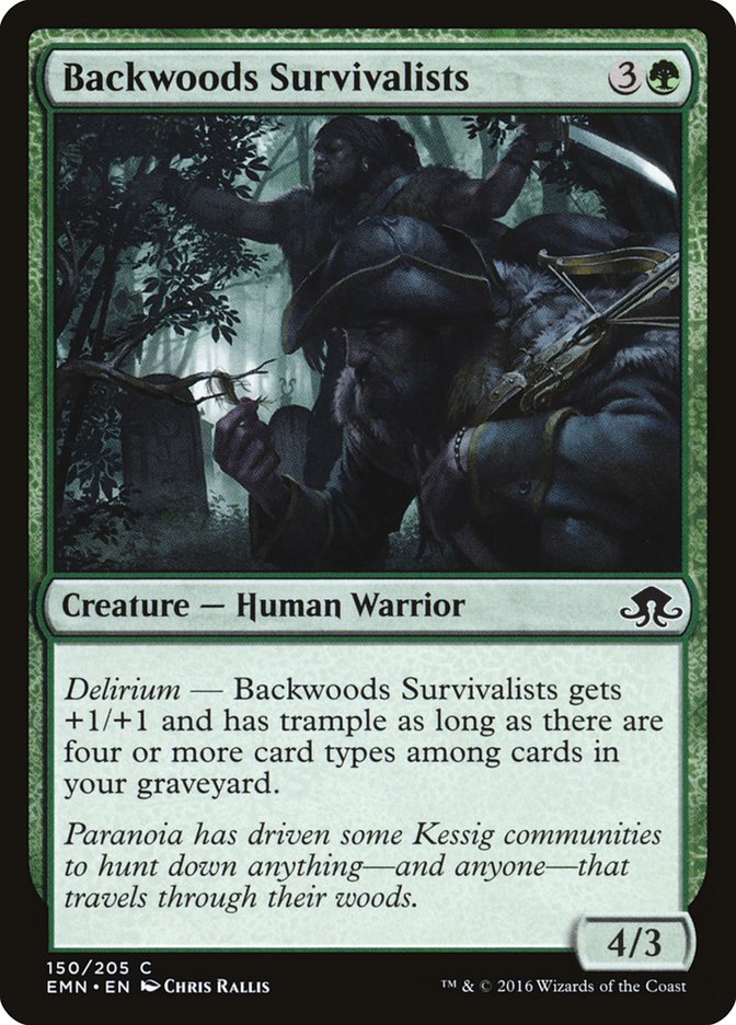 Backwoods Survivalists [Eldritch Moon] - Devastation Store | Devastation Store