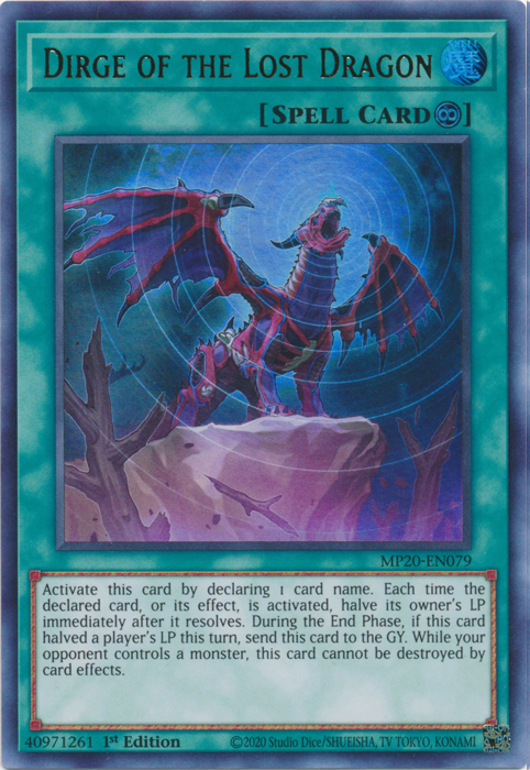 Dirge of the Lost Dragon [MP20-EN079] Ultra Rare | Devastation Store