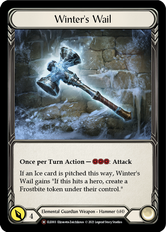 Winter's Wail [U-ELE003] Unlimited Rainbow Foil | Devastation Store