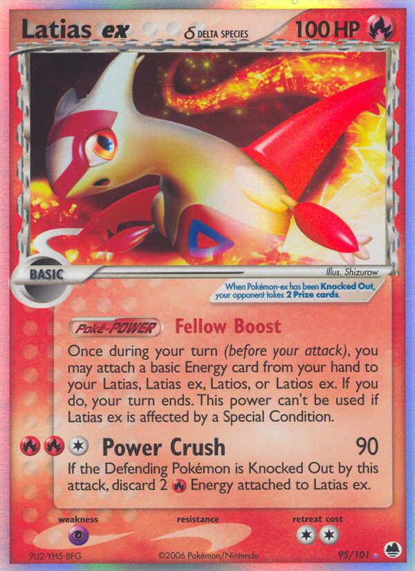 Latias ex (95/101) (Delta Species) [EX: Dragon Frontiers] | Devastation Store