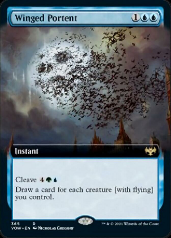 Winged Portent (Extended) [Innistrad: Crimson Vow] | Devastation Store