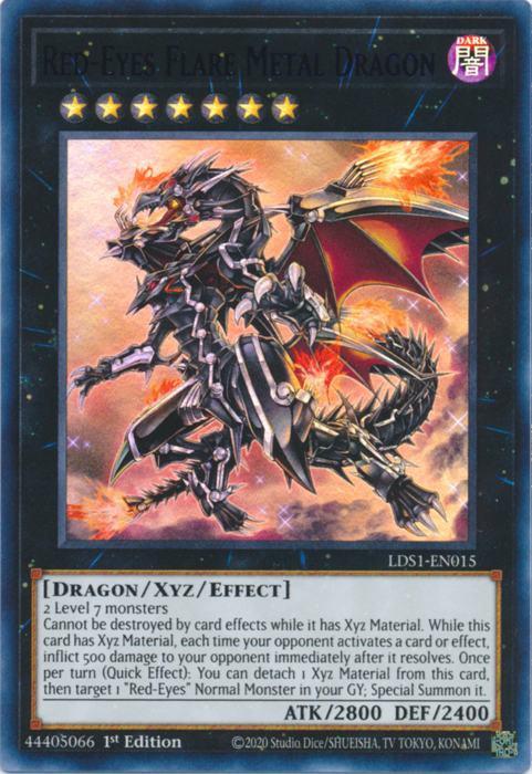 Red-Eyes Flare Metal Dragon (Purple) [LDS1-EN015] Ultra Rare | Devastation Store