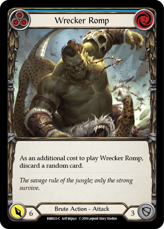 Wrecker Romp (Blue) [RNR023-C] (Rhinar Hero Deck)  1st Edition Normal | Devastation Store