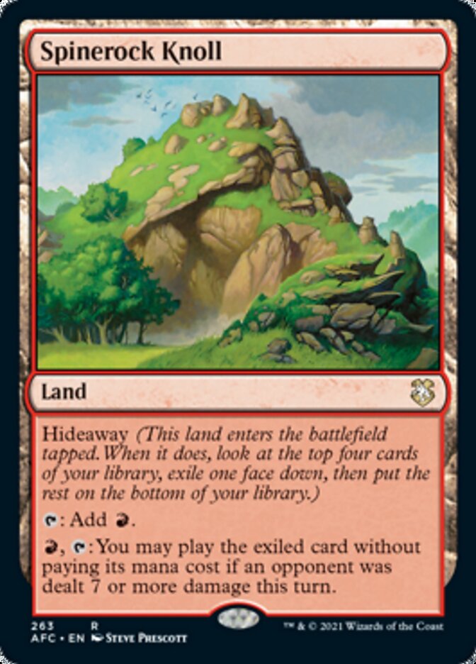 Spinerock Knoll [Dungeons & Dragons: Adventures in the Forgotten Realms Commander] | Devastation Store