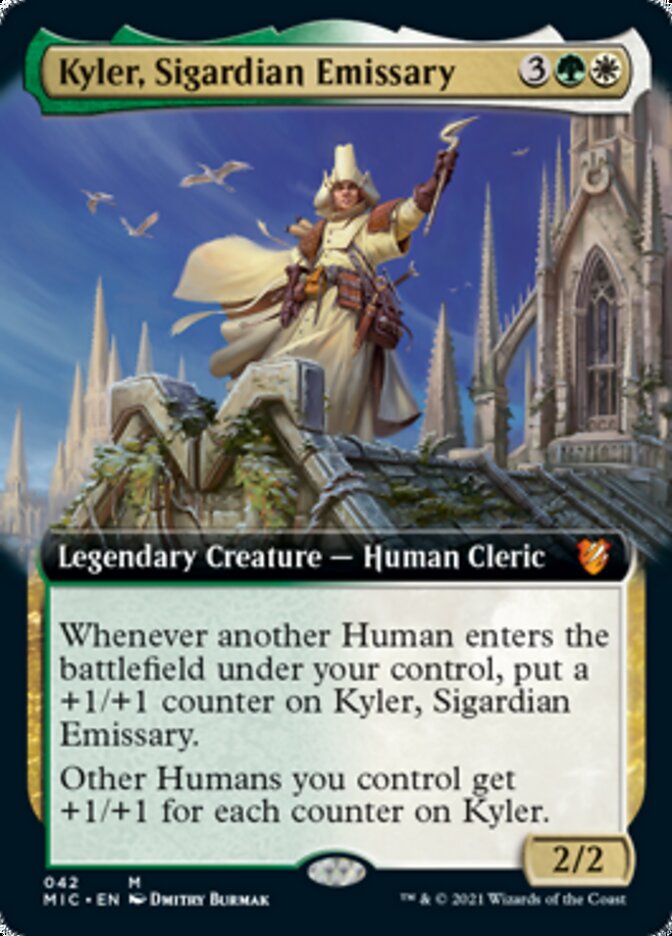 Kyler, Sigardian Emissary (Extended) [Innistrad: Midnight Hunt Commander] | Devastation Store