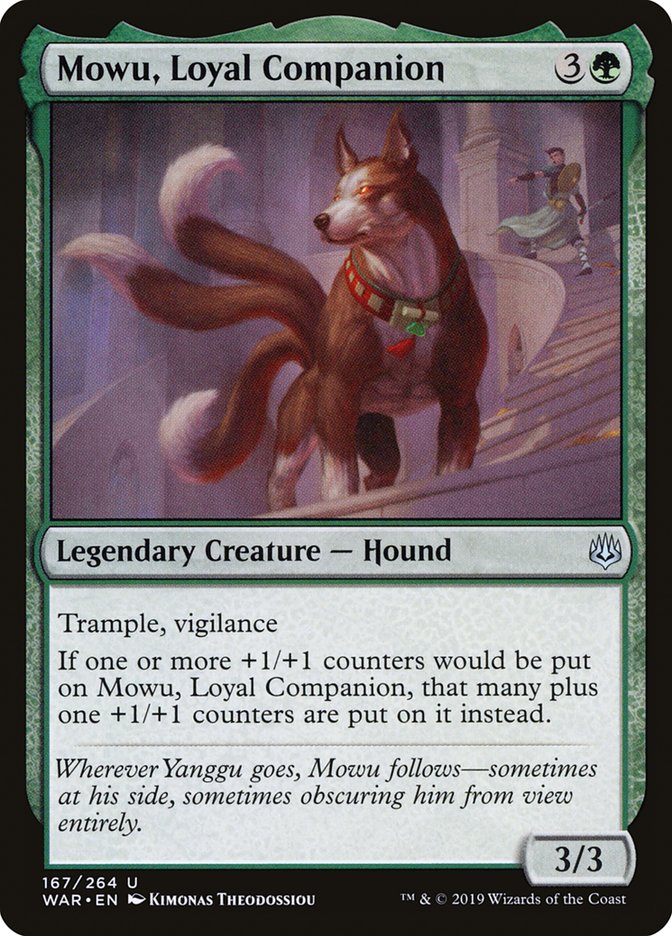 Mowu, Loyal Companion [War of the Spark] | Devastation Store