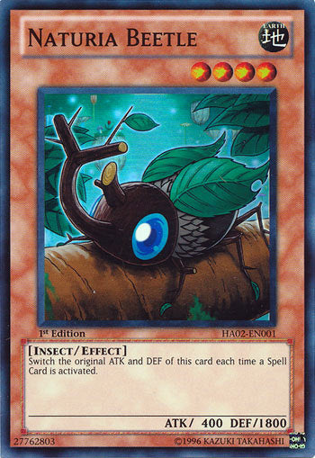 Naturia Beetle [HA02-EN001] Super Rare | Devastation Store