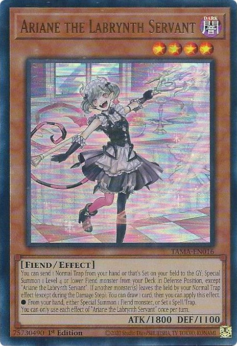 Ariane the Labrynth Servant [TAMA-EN016] Ultra Rare | Devastation Store