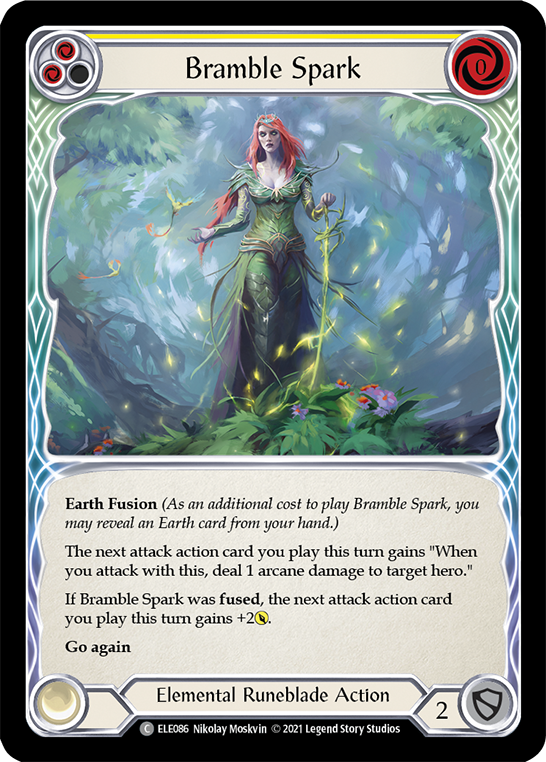 Bramble Spark (Yellow) [ELE086] (Tales of Aria)  1st Edition Normal | Devastation Store