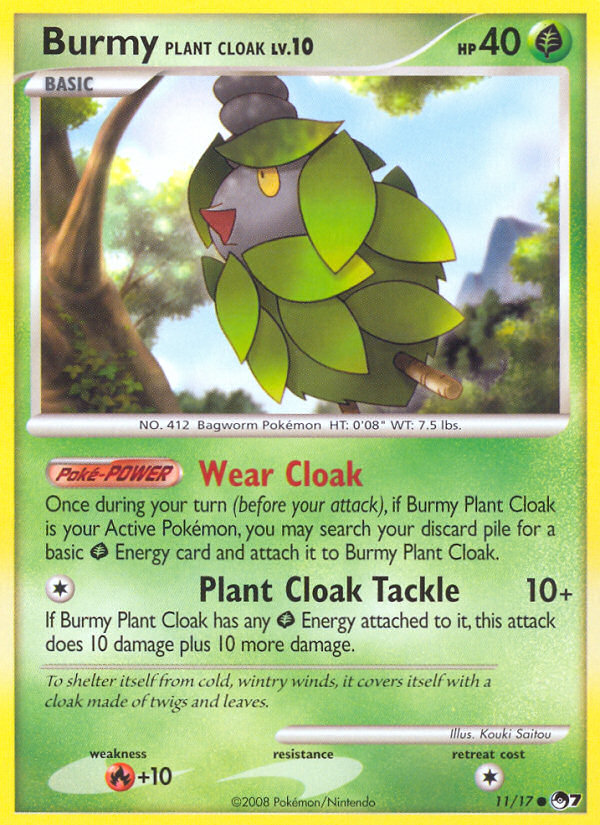 Burmy Plant Cloak (11/17) [POP Series 7] | Devastation Store