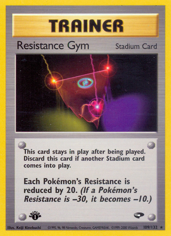 Resistance Gym (109/132) [Gym Challenge 1st Edition] | Devastation Store