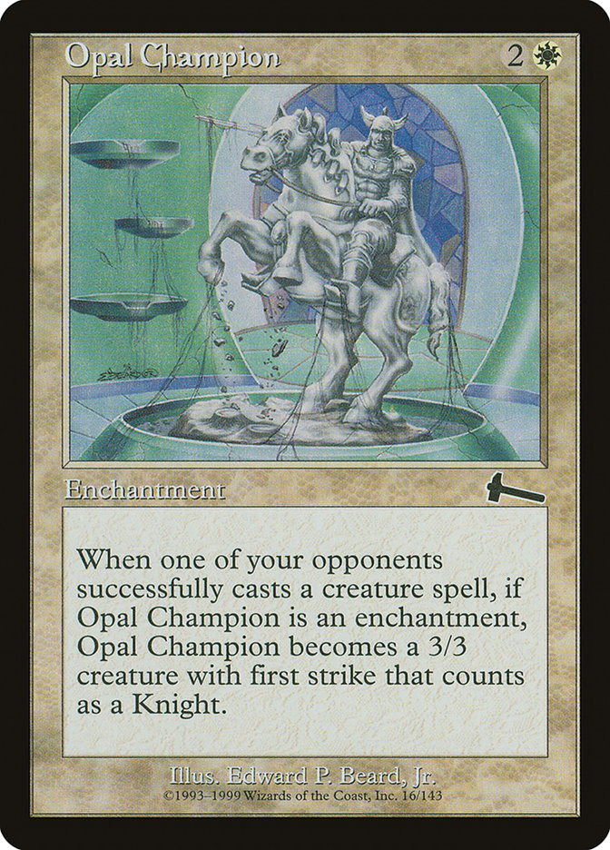 Opal Champion [Urza's Legacy] - Devastation Store | Devastation Store