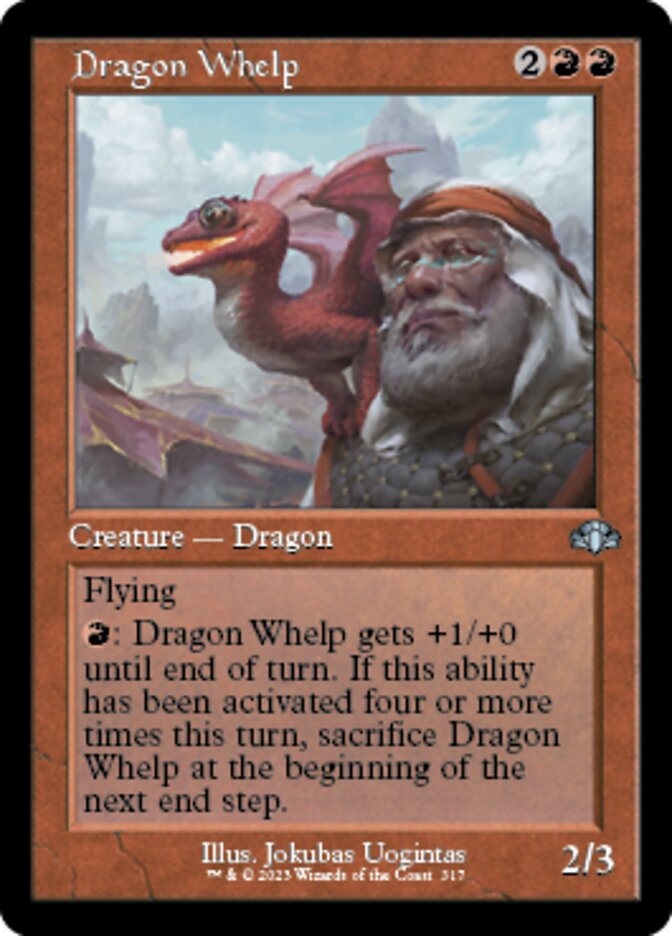 Dragon Whelp (Retro) [Dominaria Remastered] | Devastation Store