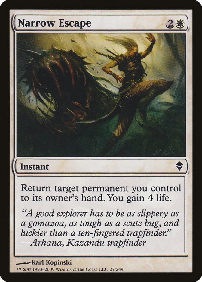 Narrow Escape [Zendikar] - Devastation Store | Devastation Store