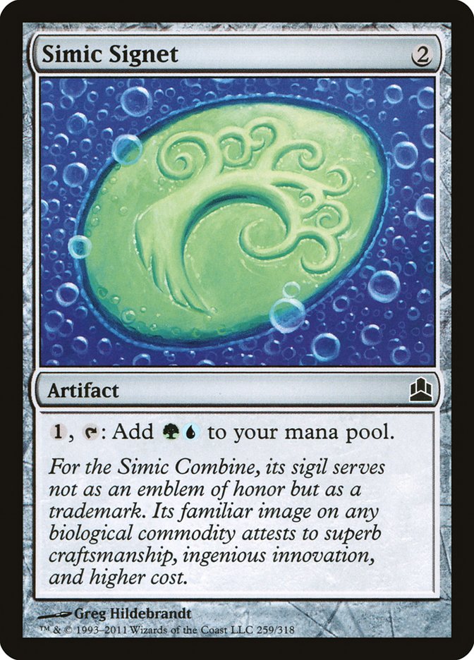 Simic Signet [Commander 2011] - Devastation Store | Devastation Store