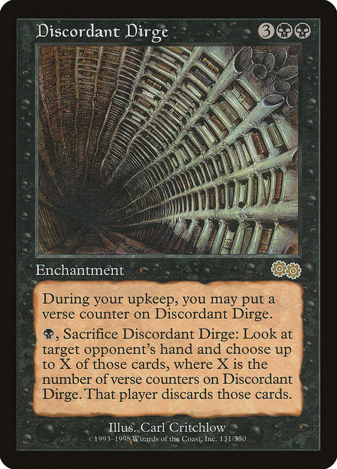Discordant Dirge [Urza's Saga] | Devastation Store