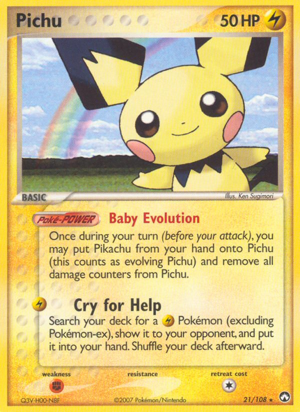 Pichu (21/108) [EX: Power Keepers] | Devastation Store