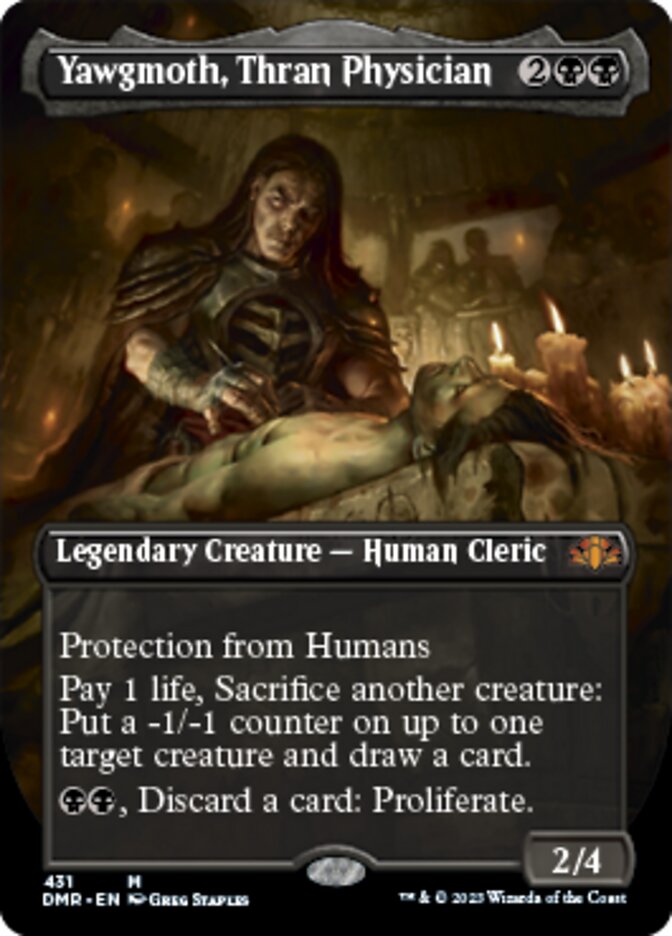 Yawgmoth, Thran Physician (Borderless Alternate Art) [Dominaria Remastered] | Devastation Store