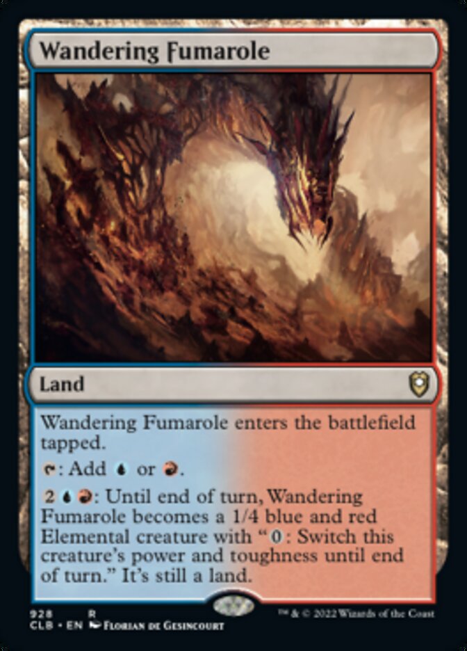 Wandering Fumarole [Commander Legends: Battle for Baldur's Gate] | Devastation Store