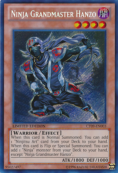 Ninja Grandmaster Hanzo [CT09-EN003] Secret Rare | Devastation Store