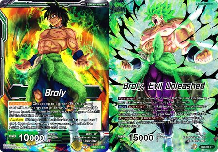 Broly // Broly, Evil Unleashed (Starter Deck Exclusive) (SD8-01) [Destroyer Kings] | Devastation Store