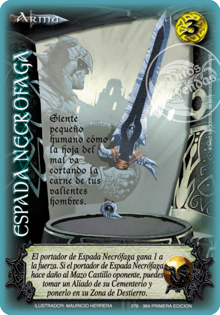 Espada Necrofaga, Leyendas - Devastation Store | Devastation Store