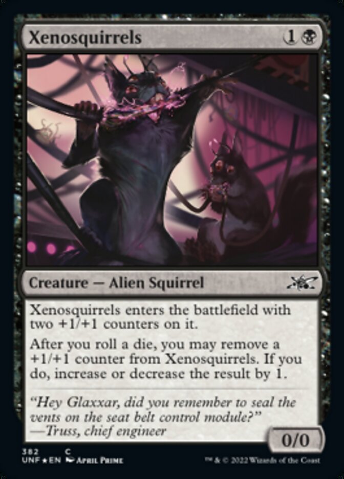 Xenosquirrels (Galaxy Foil) [Unfinity] | Devastation Store