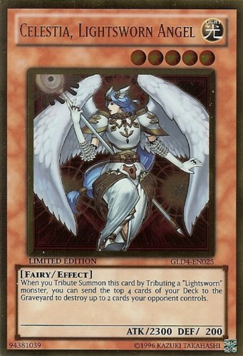 Celestia, Lightsworn Angel [GLD4-EN025] Gold Rare | Devastation Store