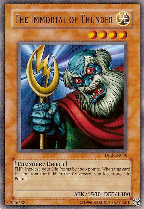 The Immortal of Thunder [DB2-EN059] Common | Devastation Store