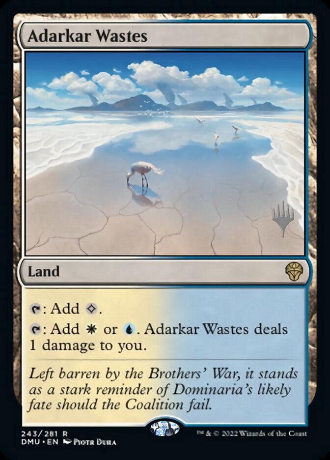 Adarkar Wastes (Promo Pack) [Dominaria United Promos] | Devastation Store