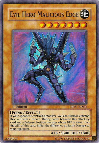 Evil Hero Malicious Edge [DP06-EN006] Super Rare | Devastation Store