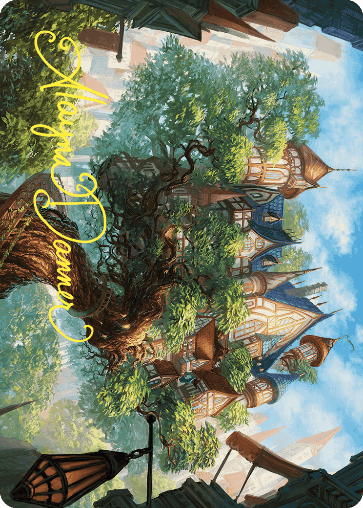 Edgewall Inn Art Card (Gold-Stamped Signature) [Wilds of Eldraine Art Series] | Devastation Store