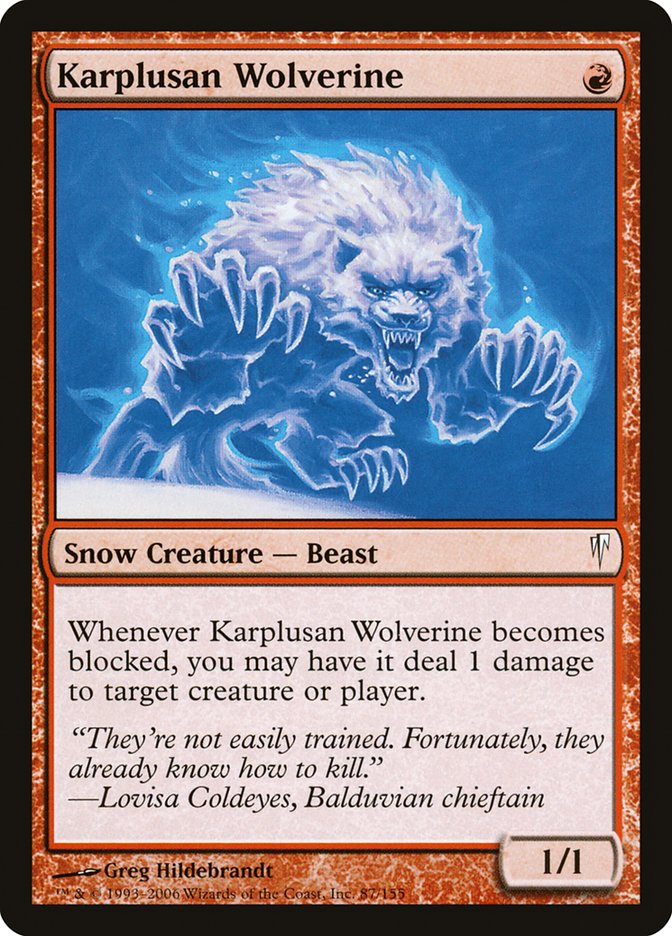 Karplusan Wolverine [Coldsnap] - Devastation Store | Devastation Store