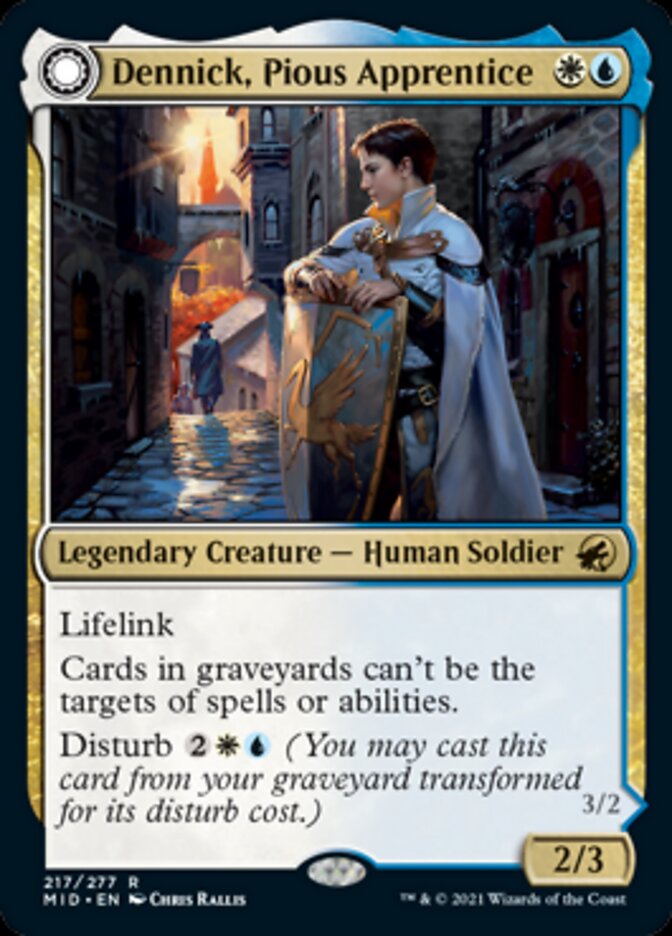 Dennick, Pious Apprentice // Dennick, Pious Apparition [Innistrad: Midnight Hunt] | Devastation Store