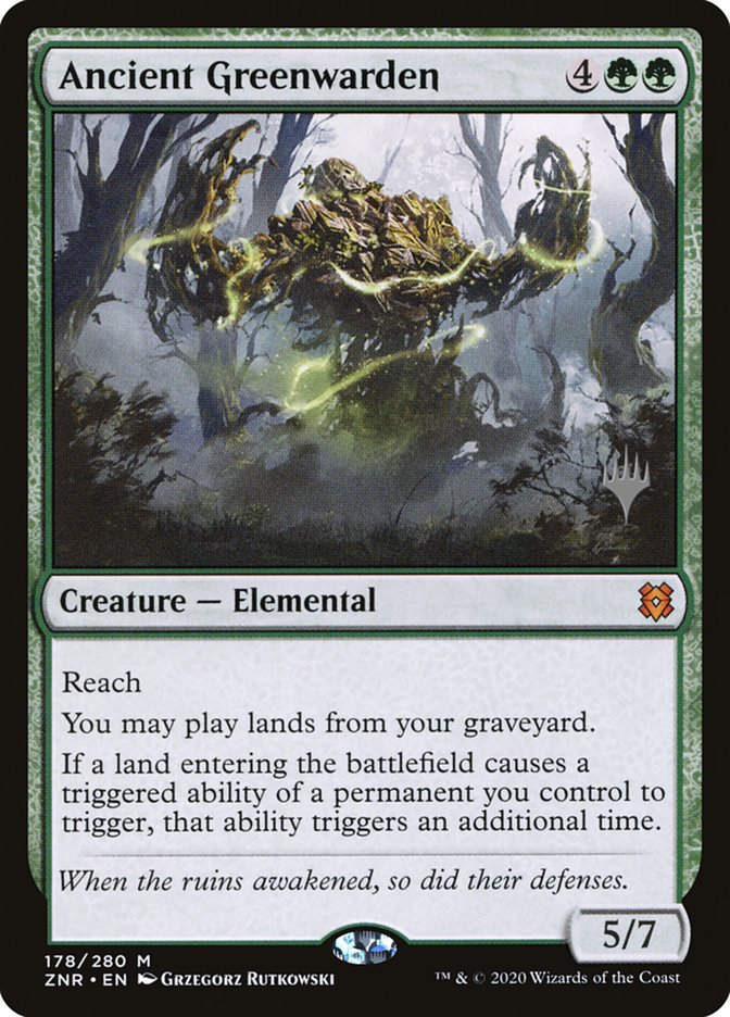 Ancient Greenwarden (Promo Pack) [Zendikar Rising Promos] | Devastation Store