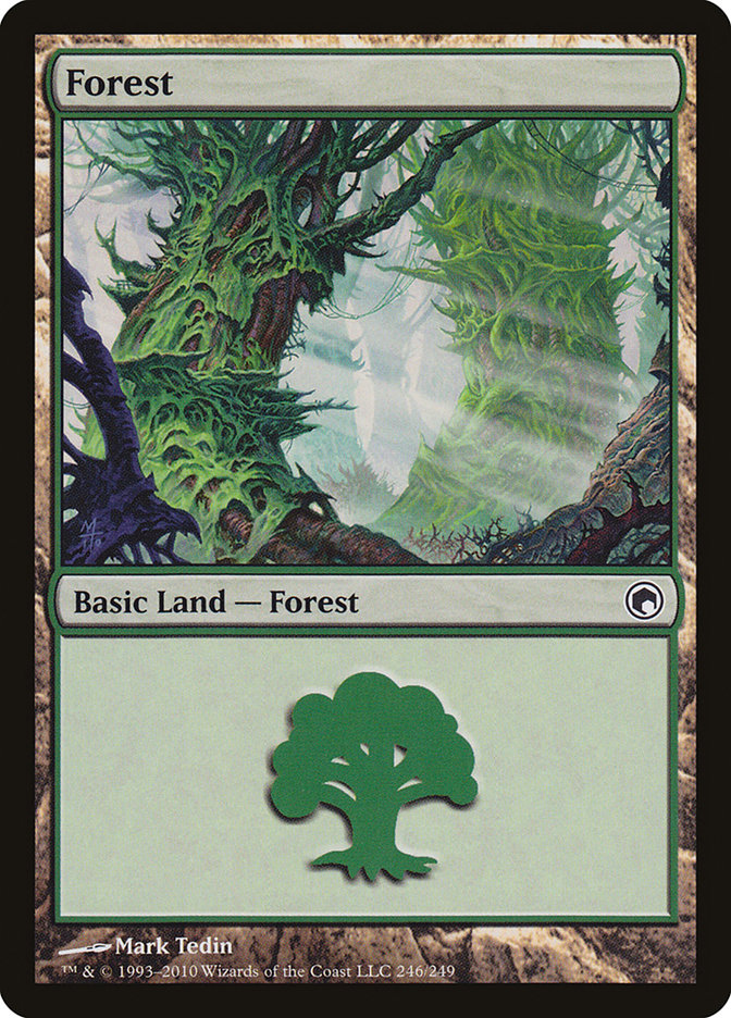 Forest (246) [Scars of Mirrodin] - Devastation Store | Devastation Store