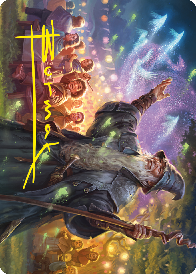 Gandalf, Friend of the Shire Art Card (Gold-Stamped Signature) [The Lord of the Rings: Tales of Middle-earth Art Series] | Devastation Store