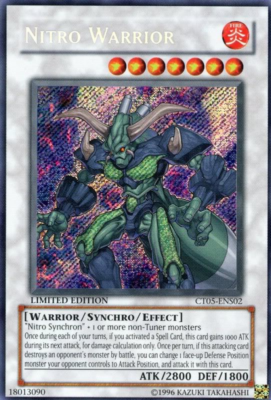 Nitro Warrior [CT05-ENS02] Secret Rare | Devastation Store