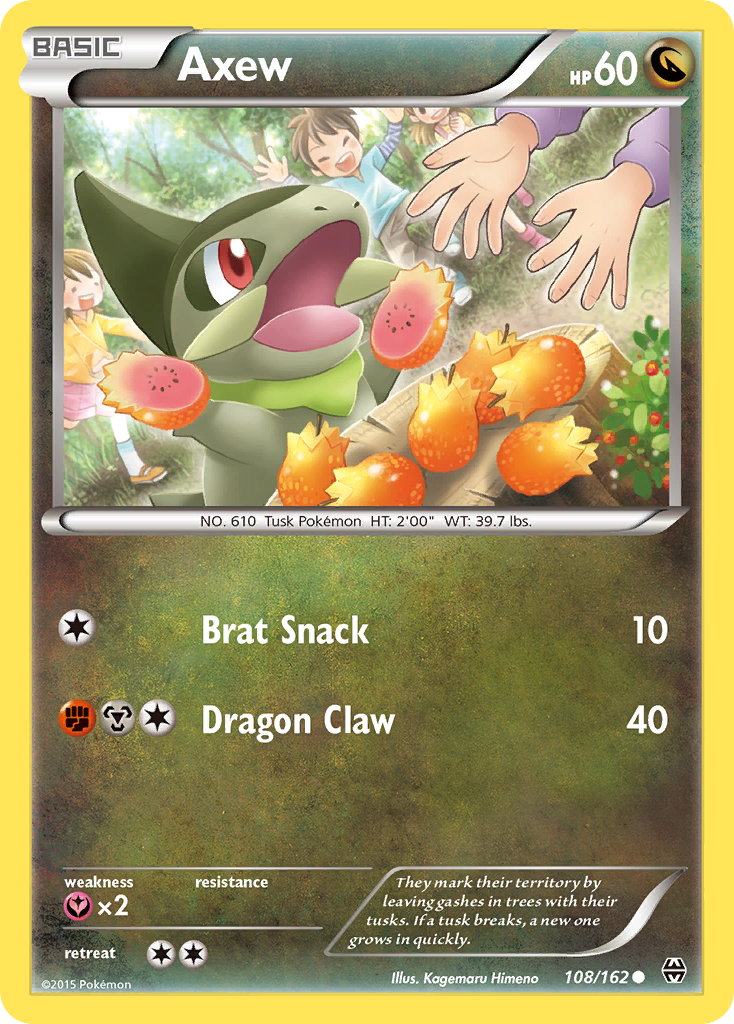 Axew (108/162) [XY: BREAKthrough] | Devastation Store