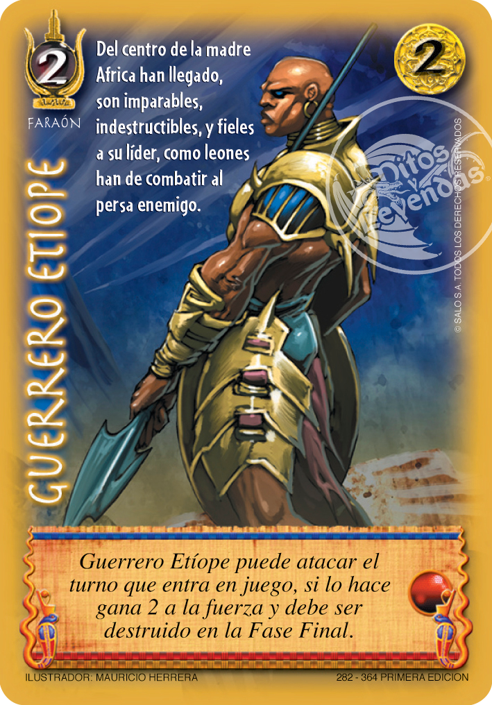 Guerrero Etiope, Leyendas - Devastation Store | Devastation Store