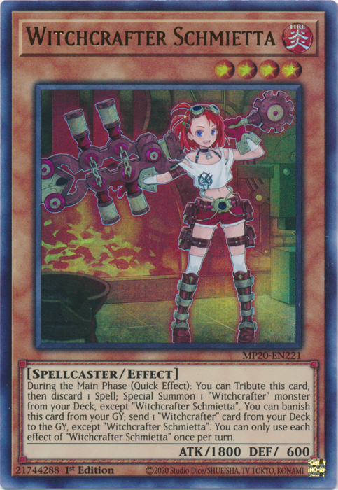 Witchcrafter Schmietta [MP20-EN221] Ultra Rare | Devastation Store