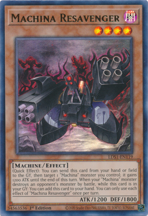 Machina Resavenger [LDS1-EN119] Ultra Rare | Devastation Store