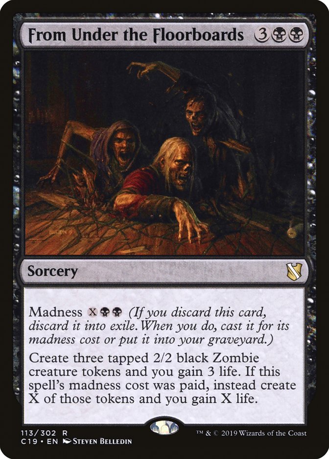 From Under the Floorboards [Commander 2019] | Devastation Store