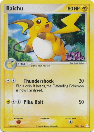 Raichu (51/110) (Stamped) [EX: Holon Phantoms] | Devastation Store