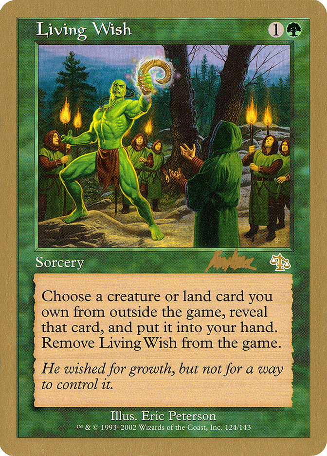 Living Wish (Brian Kibler) [World Championship Decks 2002] | Devastation Store